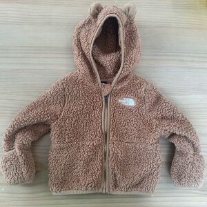 The North Face Baby Sherpa Hooded Jacket - Tan